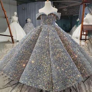 Girl Dresses Cocomylody High Quality Flower Long Sleeve First Communion Children Pageant Ball Gown Wedding Sequins Kids Piano