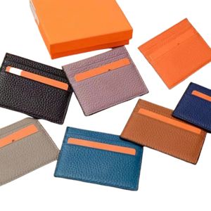 Designer-Taschen Slim Männer Clutch Billfold Wallet Kredit-ID-Kartenhalter Dünne Geldbörse Bankpaket Münzbeutel Tasche Business Frauen 7 Kartensteckplatz Ledertasche H2210017