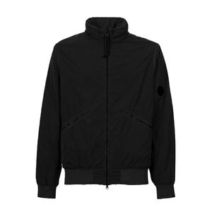 Summer Frivolous Men's jacket trend Black tooling coat Casual solid shirt Lapel Lens European and American simple outerwea