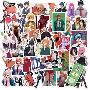 50PCS Anime Stickers Chainsaw Man Graffiti Stickers Pack for Laptop Skateboard Motorcycle Decals