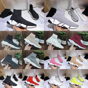 Chaussures Uomo Donna Scarpe casual Sneakers Sock Speed 2.0 Scarpe da ginnastica Stivali Pour Hommes Et Femmes Baskets Zapatillas Designs Triple Nero Bianco Con scatola