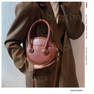 Borsa a tracolla da donna HBP 2022 New Autumn Winter Chain Explosive Small Round Bags