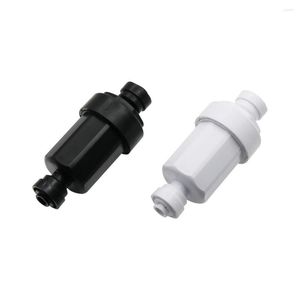 Watering Equipments 1/4" Quick Connect Microfilter Garden Irrigation Slip Lock Water Filter 316 Stainless Steel 40 Micron Purifier