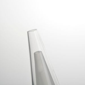 Mini acessórios de cachimbo de água de vidro de vidro de vidro Atomizador de pico de alta qualidade com inserção e tampa de carboidratos, fornecendo resfriamento de filtragem para fumar plataforma