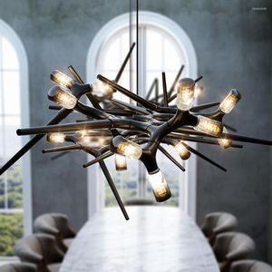 Pendant Lamps Postmodern Thorn Chandeliers Designer Lighting Creative LED Light For Living Room Villa Lobby Lustre Lampadario