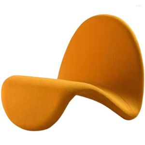 Kussen /decoratieve creatieve tongvormige stoel eenvoudige vrije tijd luie ligstoelontwerper moderne stof bank lichaamsvorm stoel /dec