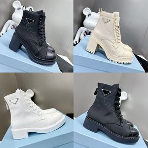 Top Designer Women Ankle Boots Australia Martin Boot Luxury Boots Outdoor Thick Bottom Nylon Mid-length long Bootss With Box 35-40