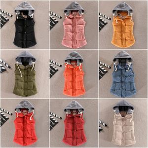 LU Yoga Outfit Women's Down Jackets Hoodies Vest Down Parkas Waistcoat Tops Ladies Outerwear Coats Winter Thick Coat Keep Warm Plus Szie 4XL