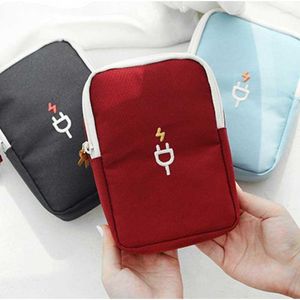 Storage Bags Portable Cable Bag Digital Electronics Power Bank Case Pouch Travel Accessories USB Gadgets Wires Organizer