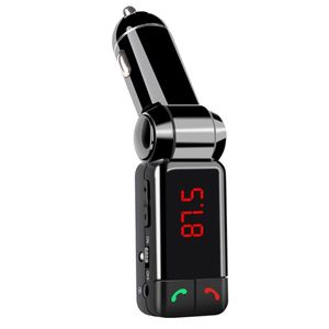Zestaw samochodowy Bluetooth Bluetooth FM Nadajnik BC06 Radio Radio Adapter Adeo Adapter SAMAT MP3 Player z wywołaniem rękami i podwójny upuszczenie dhar6