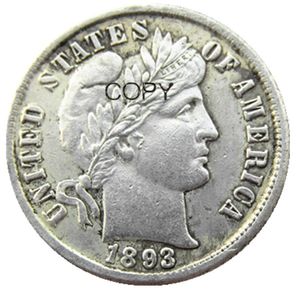 US Barber Cent 1893 P/S/O handwerk versilberte Kopiemünzen Metallstimmungen Herstellerfabrikpreis