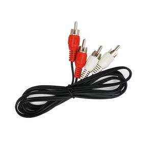 Audio Cables 2RCA Male To 2RCA Aux Video AV Cable Cord For DVD Player Recorder HiFi VCR TV Stereo 1M