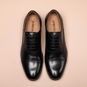2024men's Shoes 663 Oxfordsドレススタイル3つのスプライス本革の低いかかとラバー春秋ヨーロッパとアメリカの紳士