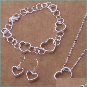 Cadeias Einige Modell ValentInstag Geschenk Halskette Chain Bandband Modo Ohrringe Schmuck Setsrauen Braut Hochzeit Chains 862 B3 Drop Dhyla