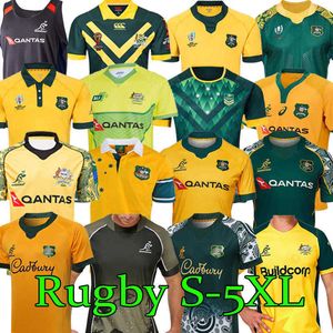 2018 2019 2021 Australia Rugby Jerseys Home Away Kangaroos Wallaby Size S-5XL Maillot de National League 4XL Vest