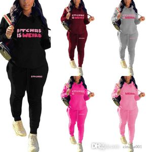 Womens Plush Hoodies Tracksuits Winter Designer Clothing Personality Printed Two Piece Jogger Set Plus Size 3xl 4xl 5xl