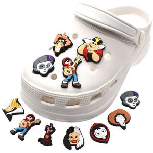 new arrived anime movie cartoon shoe charms croc shoecharms buckle soft rubber clog decoration gift