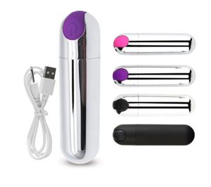 10 Speed ​​Mini Massager Bullet Waterproof Vibrator Sexe Toys G-Spot Masturbator Adult Games Product Toys For Woman USB