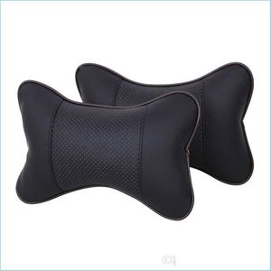 Seat Cushions 2Pcs Car Seat Head Neck Rest Cushion Headrest Pillow Pad Drop 18 Sept 20 Delivery 2022 Mobiles Motorcycles Interior Ac Dhmvf