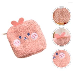 Storage Bags Pouch Period Napkin Sanitary Purse Zipper Pad Bag Napkins Holder Coin Menstrual Change Diaper Mini Tampons Collect Cartoon