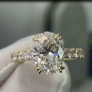 Wedding Rings With IGI Certificate 2 13ct Good Quality 14K White Gold Lab Grown Diamond HPHT Ring 221012