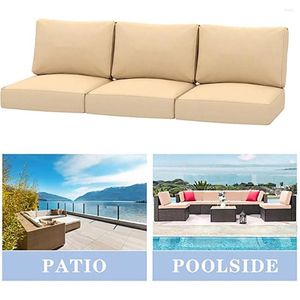 Pillow Outdoor Sofa Cover Waterproof 1Pack Patio Chair With Zipper 24X24X4 Inch Replacement Only