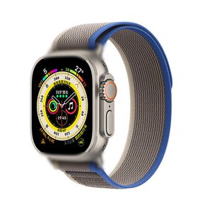 Braid Nylon Apple Watch Ultra bandband 49 mm stretch -banden compatibel met slimme horloges 38 mm 40 mm 41 mm 42 mm 44 mm 45 mm Men Banden 3 Kleur Beschikbare smartwatch -horloges