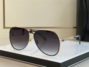 Novos óculos de sol de design de moda The Blue II II Piloto K moldura de ouro generosa e simples de estilo high end Outdoor UV400 Protection óculos