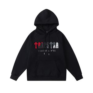 Trapstar 남자 까마귀 트랙 슈트 브랜드 편지 인쇄 스포츠웨어 남자 따뜻한 까마귀 스웨트 셔츠 미국 크기 s-xl