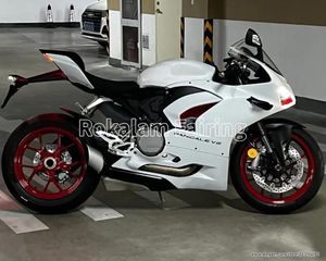 Ducati Fairings 용 Panigale v2 2020 2021 2022 20-22 화이트 애프터 마켓 오토바이 바디 커버 페어링 키트 주입 몰딩