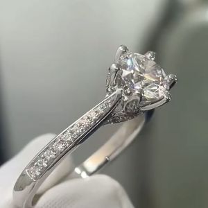 Wedding Rings 0 89CT CVD Lab Gekweekt diamant met IGI -certificaat 18k goud voor vrouwen VS1 HPHT verlovingsring 221012