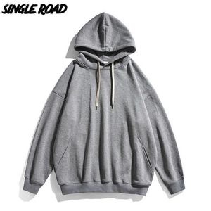 Moletons masculinos moletons com uma estrada única S UNISSISEX 2022 BLANK HIP HIP Fashion Sweatshirt Male