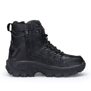 Stivali WinterAutumn Uomini di alta qualità di marca in pelle militare Special Force Tactical Desert Combat Boats Outdoor Shoes Snow 221012