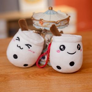 Boba Plushies Bubble Tea Plüsch Spielzeug Kawaii Plüsch Tasse Form Pillow Real Life Food Stoffted Rückenkissen Kinder Geburtstag Geschenke Fy7974