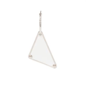 デザイナーイヤリングスタッドフープイヤリングファッションレターメタル幾何学的逆三角形イヤリングデザイナーのためのカップルレディースパーティー卸売