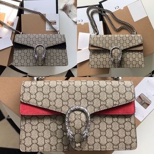 5A DIONYSUS Small Bag Sac Cha￮ne Mini Snake Guccie Lady Handbag Genuine Leather GG Crossbody Designer Classic 16,5 cm 25cm Brun Brun Brun Sac de luxe