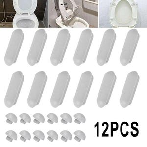 Toilet Seat Covers 12Pcs Cushion/Top Cover Cushion ABS TPE Bumper Buffer Bathroom Products Spare Tools Extend Service Life
