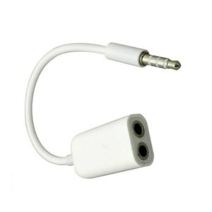 Audio Cable 3.5mm Jack Stereo Headphone Aux Male To 2 Female Plug Adapter for Earphone Microphone Phone Computer