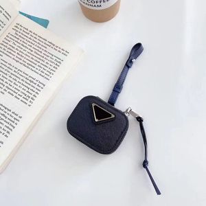 Acessórios para fones de ouvido de designer para airpod 1 2 3 Luxo Bluetooth Headphone Cushions Fashion Zipper, estilo de choques de choques da capa de choque 2023