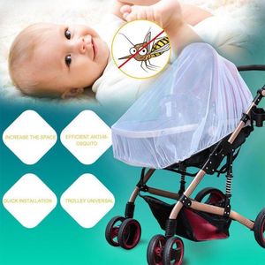 Parti di passeggino Accessori per protezione del tipo elastico Accessori per bambini Crib Summer Mesh Copertura Full Mosquito Net Baby Trolley