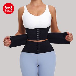 Талия Tummy Shaper MiiOW Waist Trainer Women Corset Body Shaper Binders Wasit Wrap Tummy Control Пояс для похудения Моделирующий ремень для похудения Fajas 221013