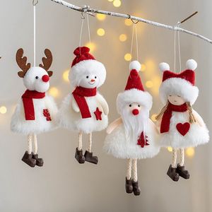 Angel Doll Christmas Ornamentos Decorações de Feliz Natal para Casa Garland Decoração de Árvore de Natal Navidad Xmas 2022 Ano Novo 2023