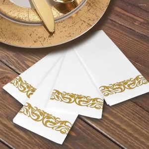 Table Napkin 50Pcs Disposable Tissue Home Restaurant Dish Bowl Paper Towel Decor Household Merchandises Skin Friendly