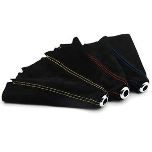 Pomello del cambio Black Car Gear Shift Collars Ers Suede Pu Leather Stick Shifter Knob Er Boot Gaiter Drop Delivery 2022 Mobiles Motorcycle Dhsqr