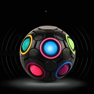 Yenilik Oyunları Dönen Stres Gökkuşağı Ball Infinity Relief Spinner Fidget Oyuncak Yetişkinler İçin Sihirli Küp Bulma Bulma Bulmaca Unisex Çocuk Hediyeler