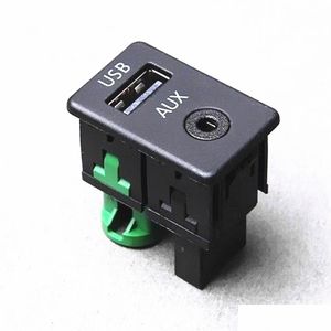 Комбинированный переключатель RCD510 RNS310 OEM USB и AUX -коммутатор для Tiguan Passat B6 B7 CC 3CD 035 249 A 3CD035249A ДОСТАВКА 2022 DHAAJ