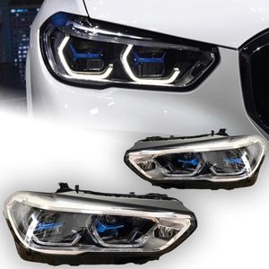 Światła samochodowe dla BMW X5 G05 LED Reflight Projector Obiektyw 20 19-2022 G06 LED DRL X6 Sygnał lampy głównej Akcesoria samochodowe