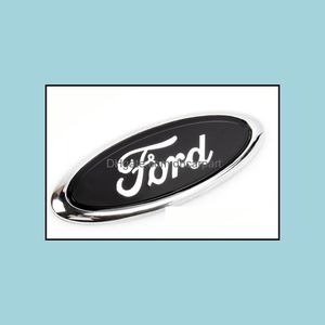 Araba Rozetleri Ön Bonnet Rozeti Araç Orijinal Metal Logo Emblem Arka Bagaj Önyükleme Mark Sticker Ford Focus Eski Mondeo 15x6cm Deliv Dhl75