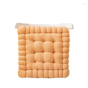 Pillow Nordic Style Solid Color Square Thickened Washable Backrest Pillows Sofa Window Decorative Soft Chair Seat Home Decor