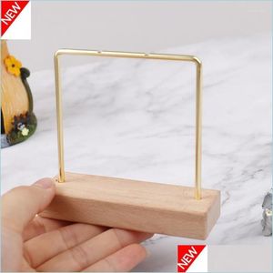 Sacchetti per gioielli Borse Sacchetti per gioielli Organizzatore Cremagliera in legno Appendiabiti per bracciali Porta orecchini Espositore Decorazione Stand per piccole cose Dhzlq